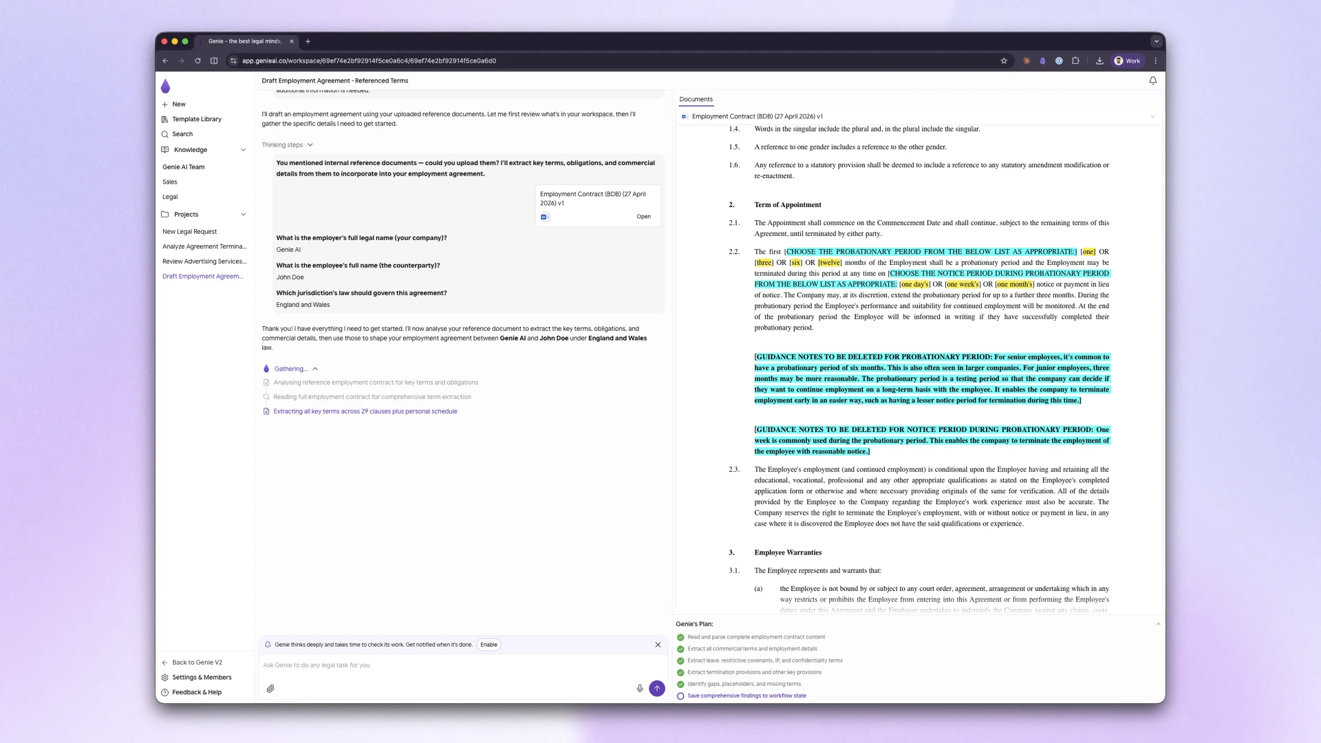New editor for Agentic Legal Workflows