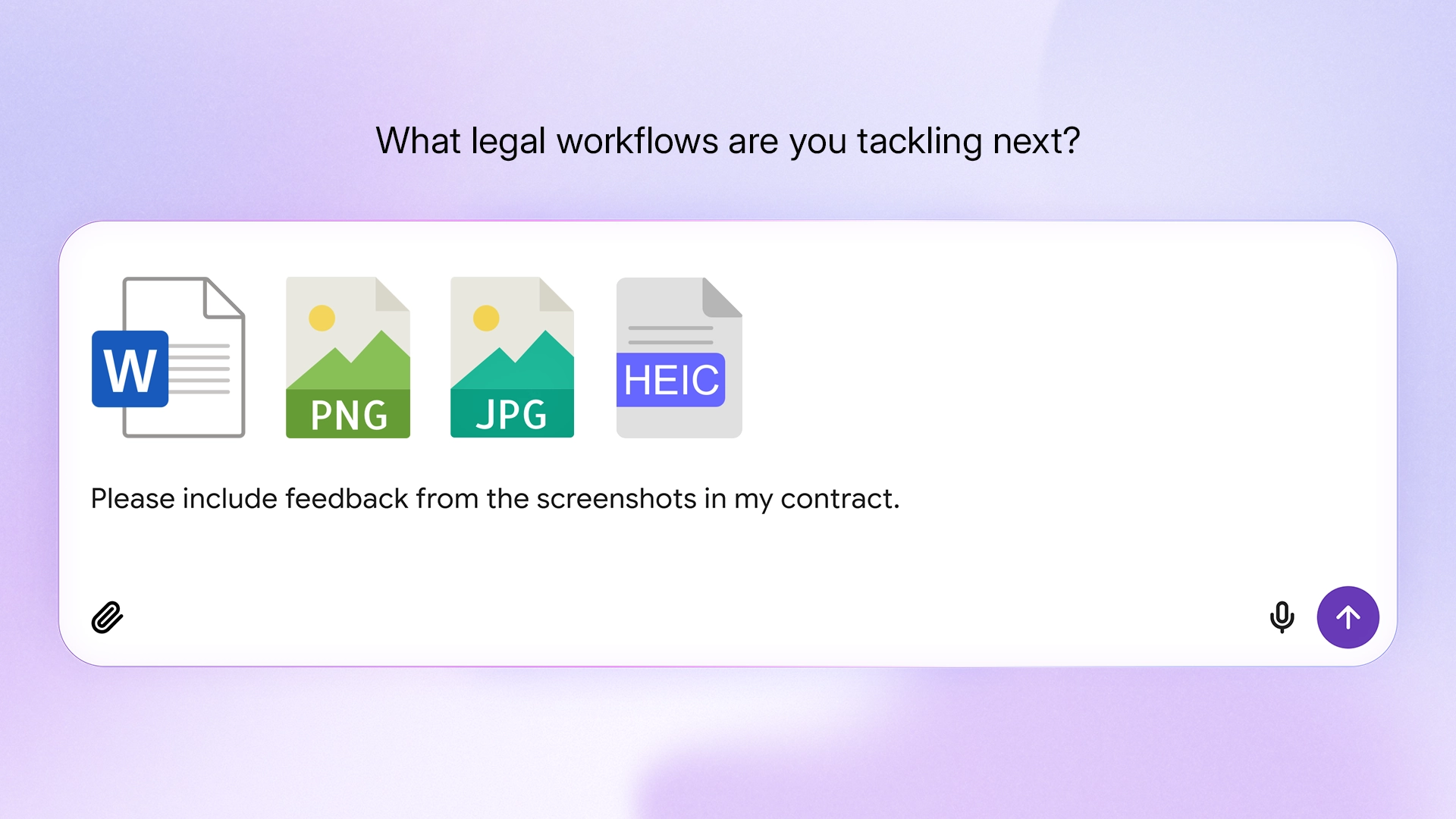 Scanned contract, signature page, and visual exhibit images processed alongside text documents in Agentic Legal Workflows